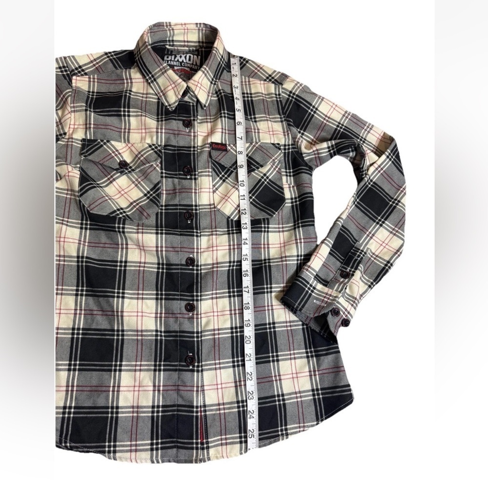 NWOT Dixxon Flannel Long Sleeve Shirt "Cro Mags" Alpha Omega Woman’s Medium - Picture 7 of 7